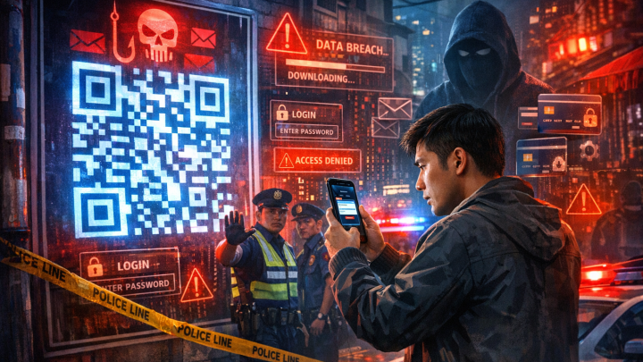 هشدار پلیس فیلیپین در مورد فیشینگ کد QR 